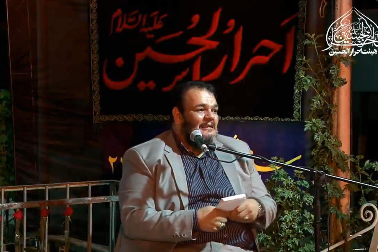 شب ششم ماه رمضان با مداحی حاج حیدر خمسه