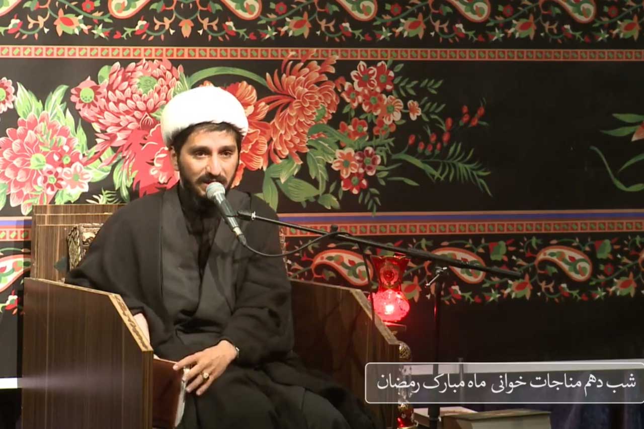 شب دهم مناجات در هیئت ثارالله زنجان