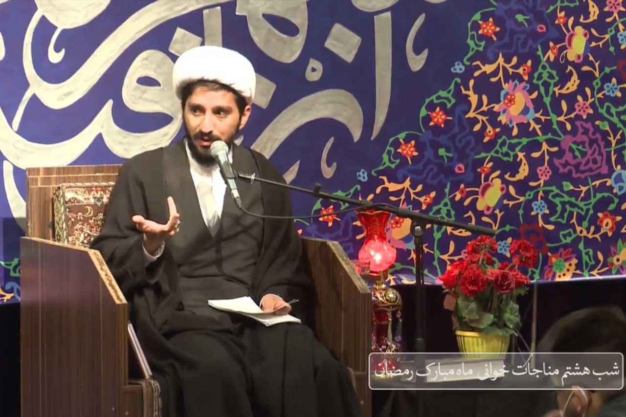 شب هشتم مناجات در هیئت ثارالله زنجان