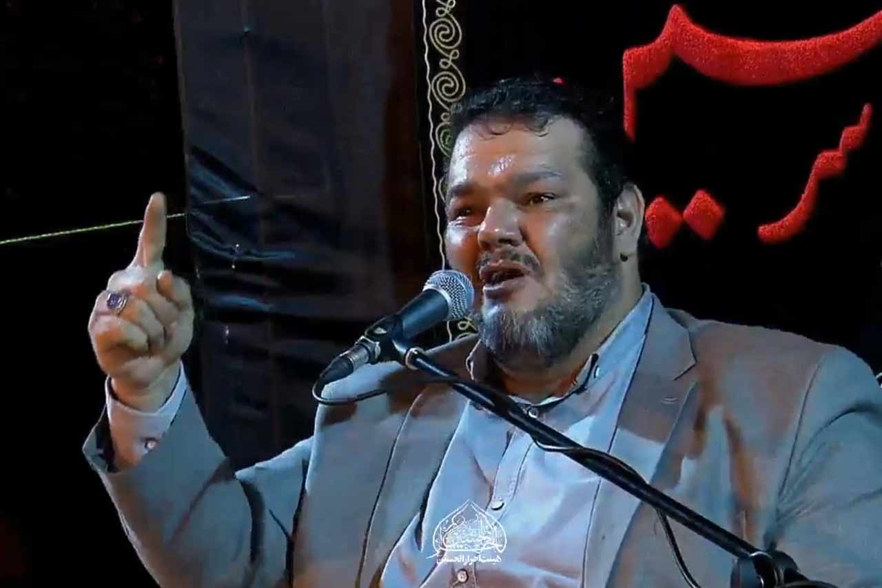 شب هجدهم مناجات خوانی حاج حیدر خمسه در گلزار شهدا