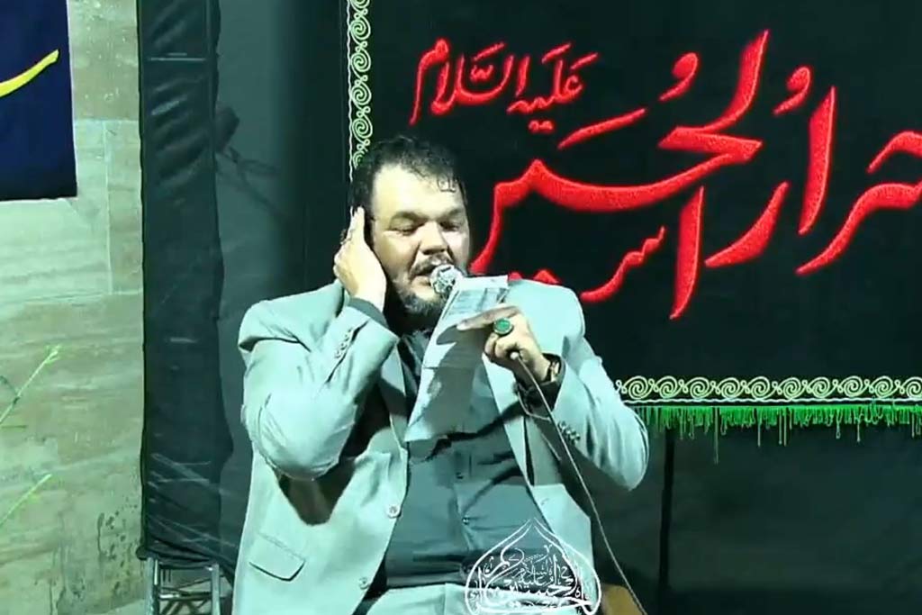 شب بیست و هفتم مناجات خوانی حاج حیدر خمسه در گلزار شهدا